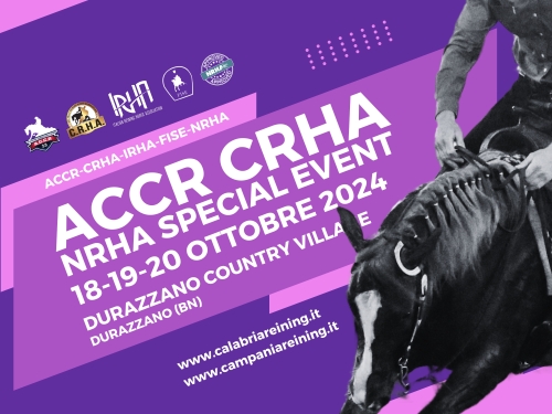 Special Event ACCR-CRHA-IRHA-FISE-NRHA 2024